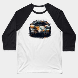 Lamborghini Countach Baseball T-Shirt
